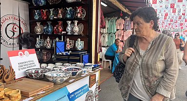 Hükümlü ve tutukluların ürettiği yüzlerce ürün fuarda vatandaşlarla buluştu.
