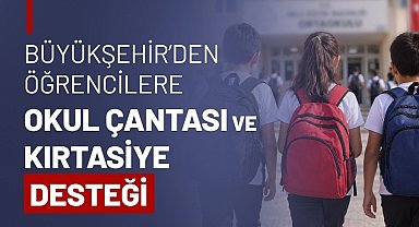 İhtiyaç sahibi öğrencilere okul çantası ve kırtasiye desteği