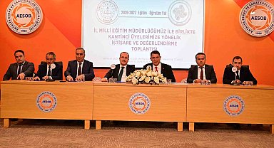 Kantinci esnafı ile eğitim yöneticilerinin sorun ve talepleri masaya yatırıldı