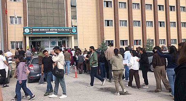 Kars'ta KPSS heyecanı: Adaylar sınav için okullara akın etti