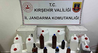 Kırşehir'de kaçak alkol operasyonu: 50 litre kaçak içki ele geçirildi