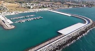 Madenli Yat Limanı'nda kapasite artırımı için çalışmalar sürüyor