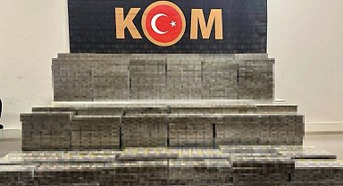 Mardin'de kaçakçılık operasyonunda 7 bin 500 paket sigara ele geçirildi