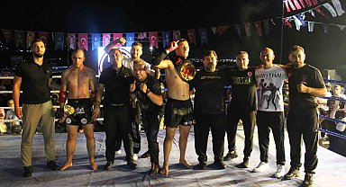 Muaythai şampiyonluk kemerleri Manisa'ya geldi