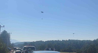 Muğla'daki yangına 7 uçak, 15 helikopterle müdahale sürüyor