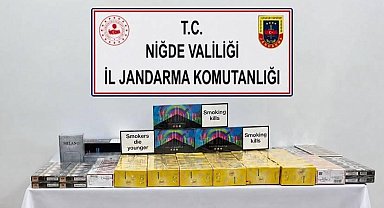 Niğde'de kaçak sigara operasyonu: 300 paket ele geçirildi