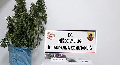 Niğde'nin Bor ilçesinde uyuşturucu operasyonu
