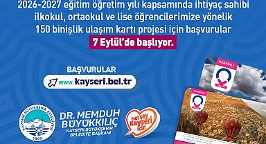 Öğrencilere ulaşım kartı başvuruları 7 Eylül'de başlıyor