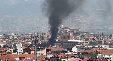 Palet fabrikasında yangın