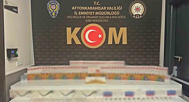 Polis 700 paket gümrük kaçağı sigara ele geçirdi