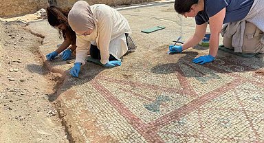 Pompeıopolıs'te binlerce yıllık miras gün ışığına kavuştu: 105 metrekarelik mozaik ortaya çıkarıldı
