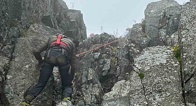 Rize'de Kaçkar Dağı'nda kaybolan Avusturyalı turiste ekipler ulaştı