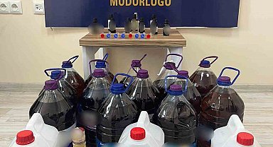 Sandıklı'da sahte alkol operasyonu