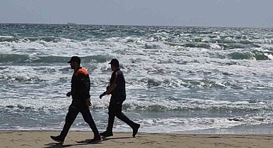 Saray'da deniz keyfine hava engeli