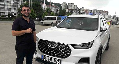 Sıfır aldığı Chery marka otomobil, Rizeli sürücüyü canından bezdirdi