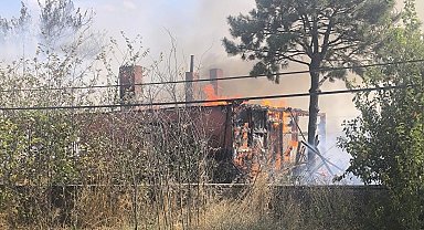 Tekirdağ'da korkutan yangın itfaiye ekipleri ve çiftçiyi harekete geçirdi