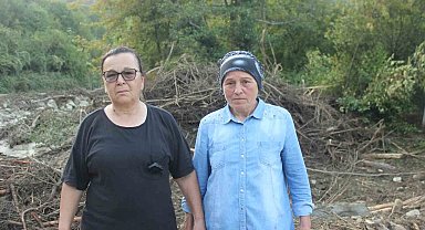 Türkeli'deki dere taşkınında iki kişi ölümden döndü: "Öleceğiz sandık"