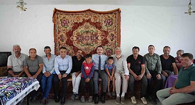 Üzümlü Kaymakamı Hökelekli köy ziyaretlerinde bulundu