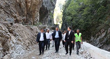 Vali Çağatay, Yenice ilçesinde incelemelerde bulundu
