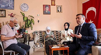 Vali Sözer, Şehit Ekrem Pehlivan'ın ailesini ziyaret etti