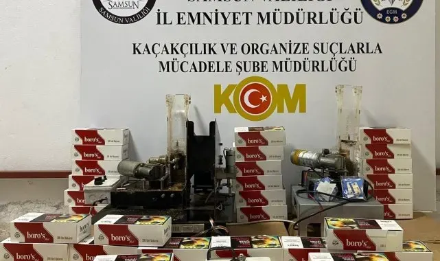 Samsun'da kaçak tütün operasyonu