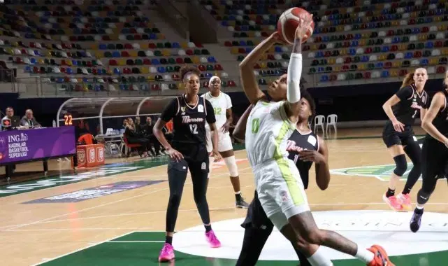 Kadınlar Basketbol Süper Ligi: Danilos Pizza: 77 - ÇBK Mersin: 97