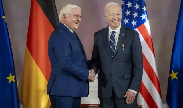 Almanya'dan Biden'a "Liyakat Nişanı"