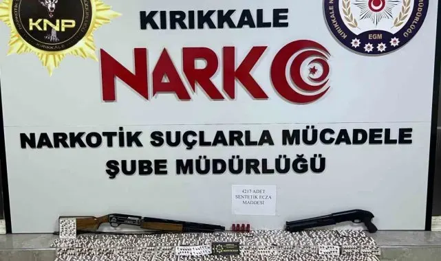 Kırıkkale'de uyuşturucu operasyonu: 1 gözaltı