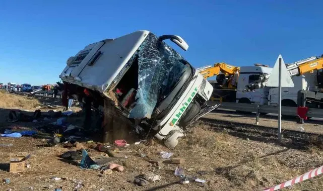 Aksaray'da feci otobüs kazası: 6 ölü, 29 yaralı