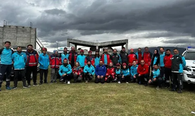Erzincan'da UMKE bölge tatbikatı gerçekleştirildi