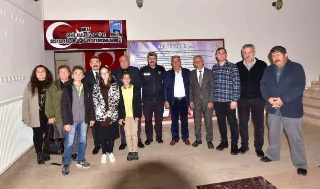 Kaymakam Özçelik'ten Şehit Aileleri Derneği'ne ziyaret