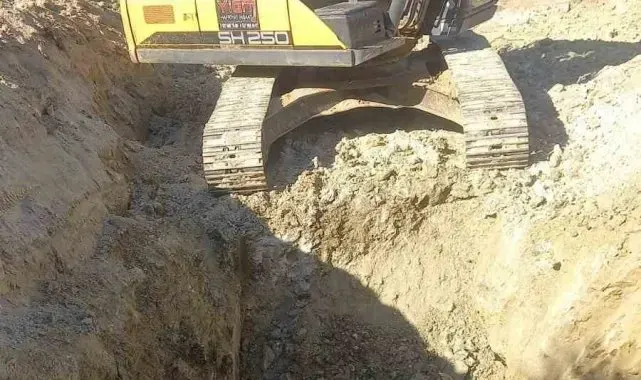 Gediz'de 13 köyün su sorunu çözülüyor