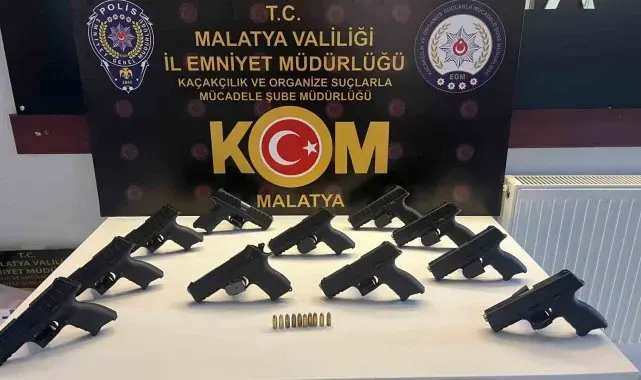 Malatya'da yasa dışı silah ticareti operasyonu: 3 tutuklama