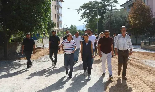 Filiz Başkan, Atatürk Mahallesi'nde çalışmaları inceledi