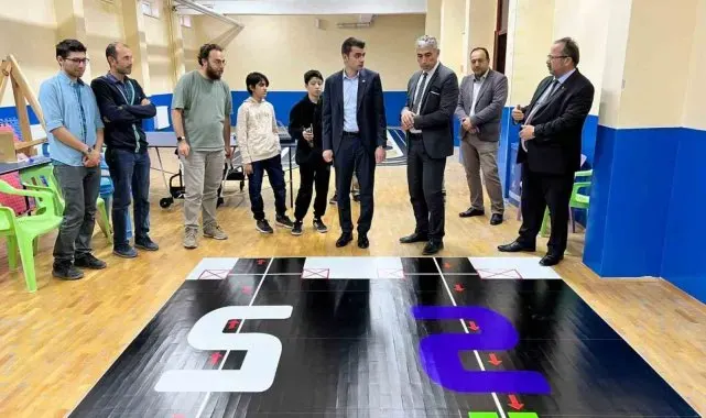 Bozkır'da yarışmaya katılacak robotlar hazır