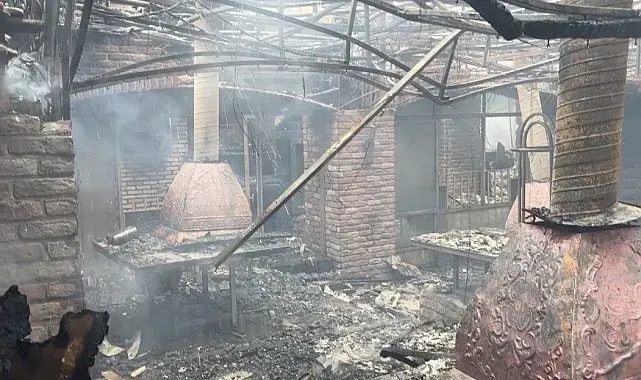 Gaziantep'te restoran yangını söndürüldü