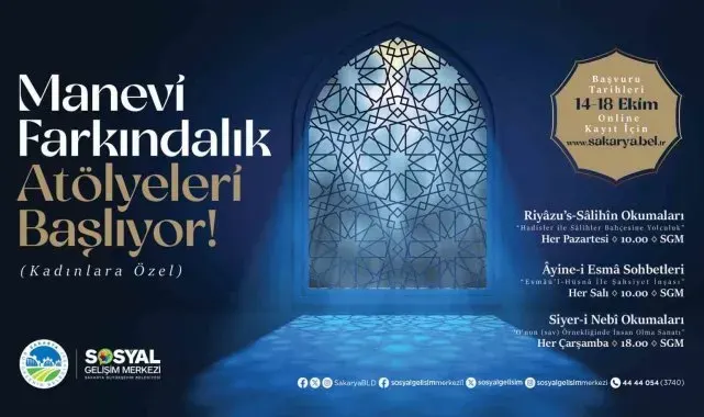 SGM'de Manevi Farkındalık Atölyesi başlıyor