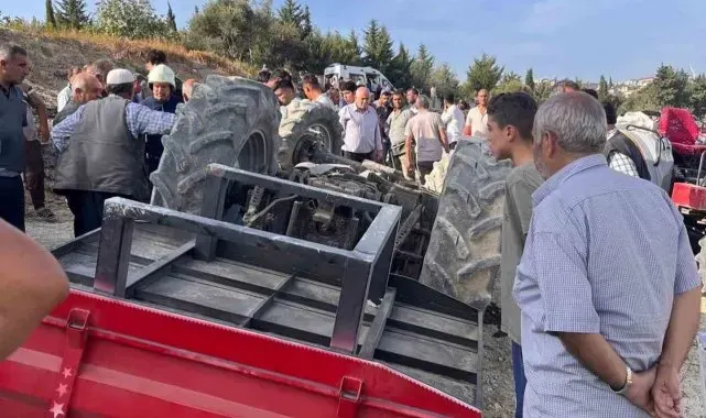 Hatay'da traktör devrildi: 4 yaralı