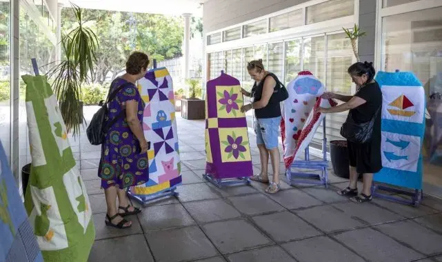 Mersin'de kursiyerler 'Dokuma Sergisi' açtı
