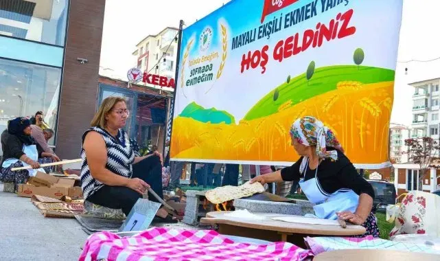 Yeşilyurt'ta "Mayalı Ekşili Ekmek" yarışması büyük ilgi gördü