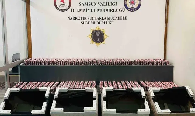 Samsun'da 49 bin adet sentetik hap ele geçirildi