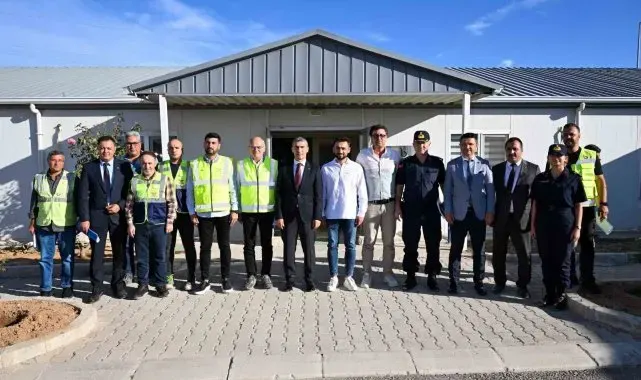 Vali Aktaş, YHT hattı güzergahında incelemelerde bulundu