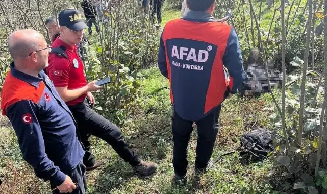 Fındık bahçesinde cesedi bulundu