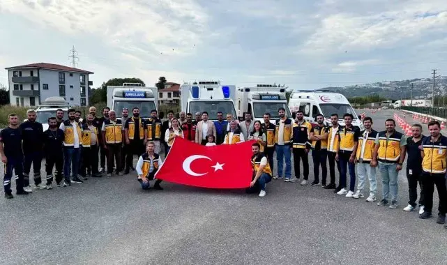 Ambulans şoförlerine güvenli sürüş eğitimi