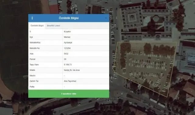 Kırşehir Belediyesi binası tapu sorgusunda 'kerpiç ev' çıktı