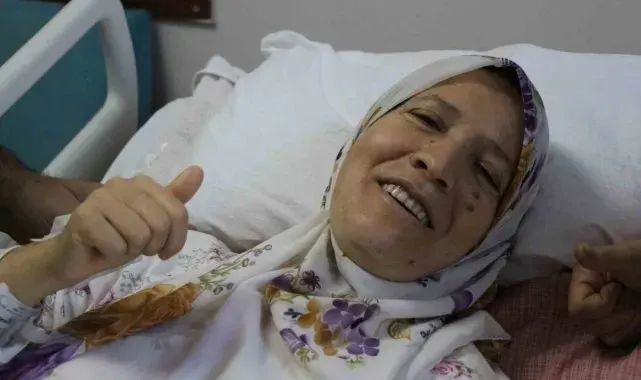 Karnı 9 aylık hamile gibiydi, içinden 10 kiloluk kitle çıktı