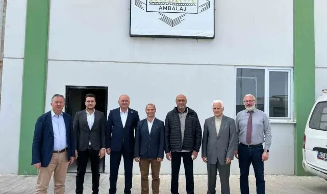 Kütahya 30 Ağustos OSB Yönetimi, oluklu mukavva firmasını ziyaret etti