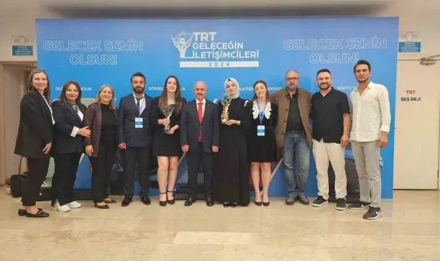 Düzce Üniversitesi iletişim yarışmasında birincilik ve ikincilik ödülleriyle zirvede