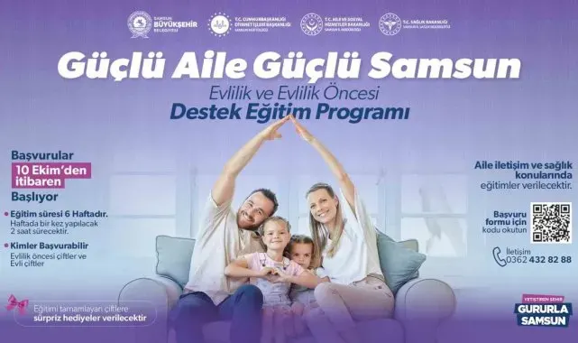 "Güçlü aile, güçlü Samsun" projesi