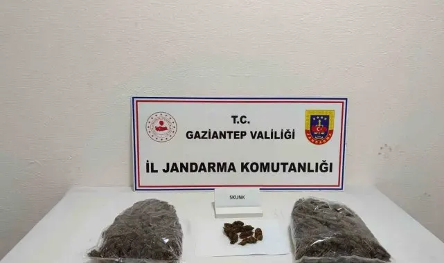 Gaziantep'te 5 kilo skunk ele geçirildi: 1 şahıs tutuklandı